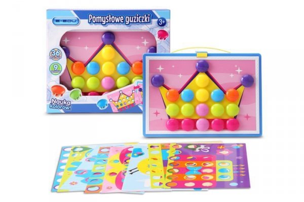PROMO Pomysłowe guziczki E-Edu nauka kolorów 128820 Artyk
