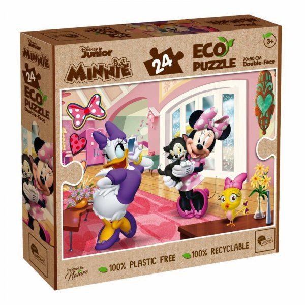 Puzzle dwustronne 24el eko Minnie Mouse Myszka Minnie 91812 LISCIANI