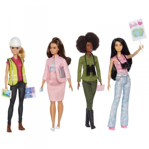 Barbie Kariera Roku Eco-leadership team lalki HCN25 p4 MATTEL
