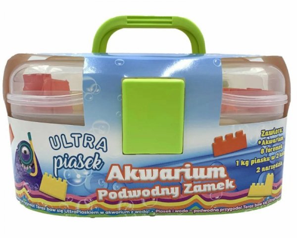 PROMO EPEE Ultra piasek Akwarium Podwodny Zamek 1kg piasku + akcesoria 8591945093209