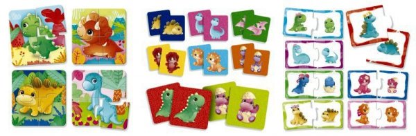 PROMO Carotina baby Dinoland 3in1 92529 LISCIANI