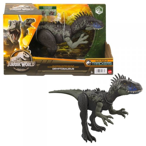 PROMO Jurassic World Groźny ryk Dinozaur Dryptosaurus HLP15 HLP14 MATTEL