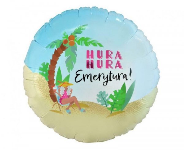 Balon foliowy 18 HURA HURA Emerytura Godan