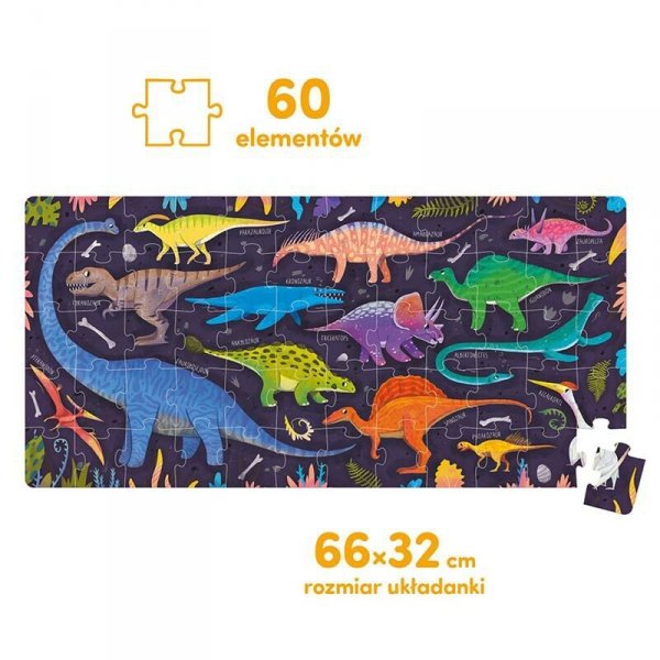 CzuCzu Puzzle 60el Grr Dinozaury