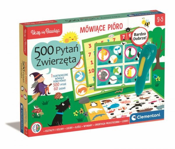 Clementoni Mówiące Pióro 500 pytań Zwierzęta 50781 p6