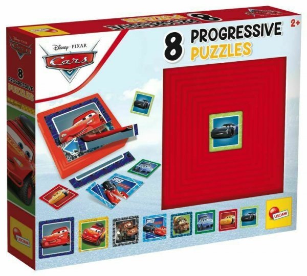 PROMO Puzzle progresywne 8 Cars 97784 LISCIANI