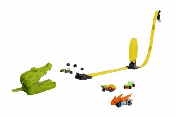 PROMO Tor samochodowy Croc Attack Atak Krokodyla + 4 autka wyścigowe Beast Machines TEAMSTERZ 1417333 p6