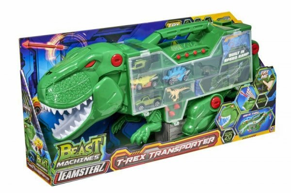 Transporter Dinozaur T-REX z autkami wyścigowymi TEAMSTERZ 1417559 p3