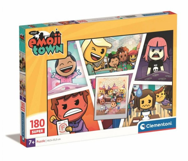 PROMO Clementoni Puzzle 180el Super Emoji Town 29067