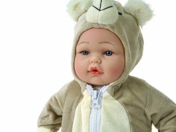Lalka bobas z polskim dźwiękiem w stroju misia 580459