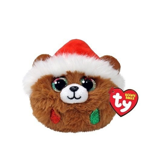 Maskotka Ty Beanie Balls PUDDING brązowy miś 42546