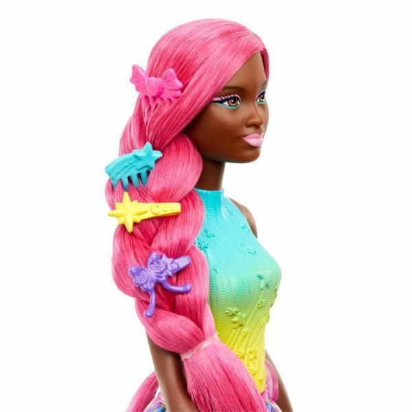 Barbie Lalka Jednorożec długie włosy HRR01 MATTEL