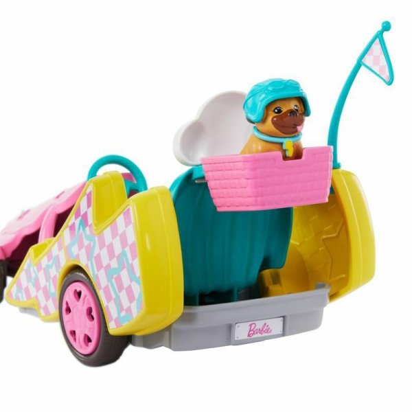 PROMO Barbie Gokart Stacie Pojazd filmowy i lalka HRM08 MATTEL