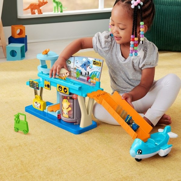 Fisher-Price Little People Lotnisko Port lotniczy HTJ26 MATTEL