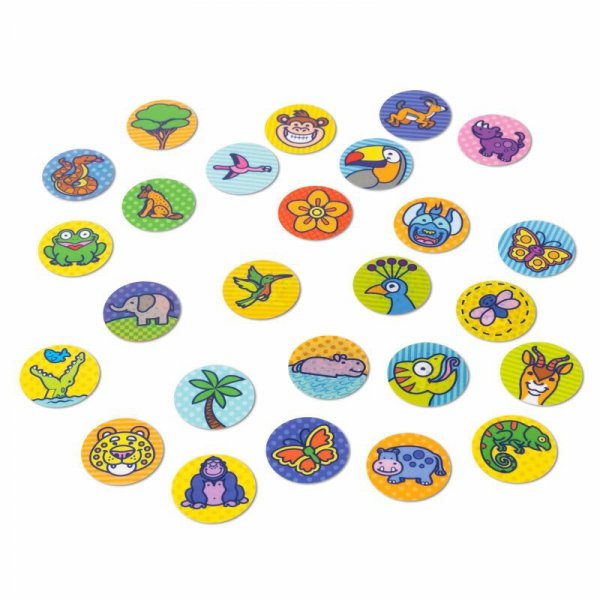 MELISSA Sticker WOW! Zestaw 300 naklejek uzupełniających Tygrys 50204