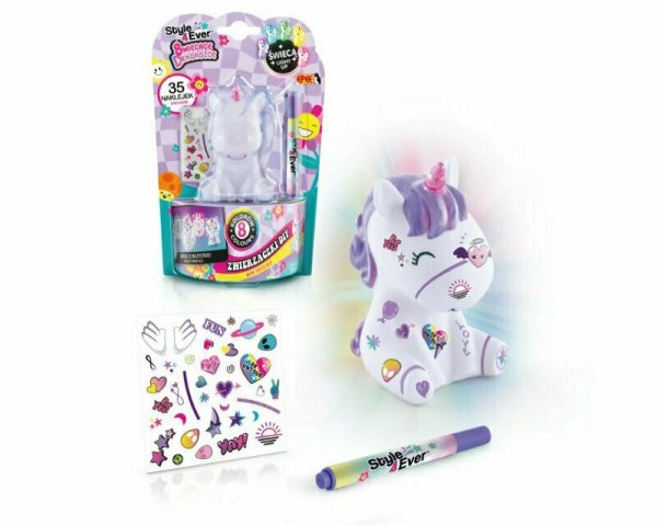 EPEE Świecące Dekorożce - Zwierzaczki DIY Unicorn Sweet 600424