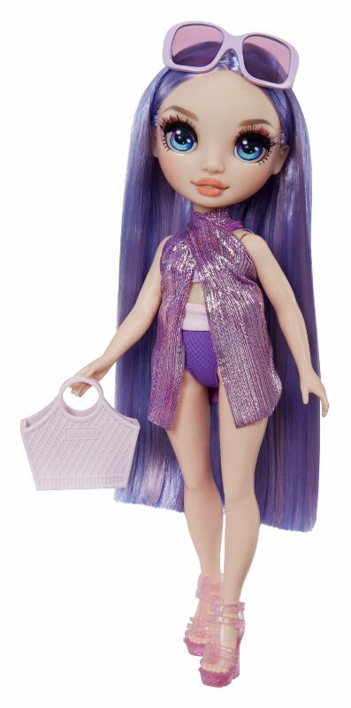 MGA Lalka Rainbow High w stroju kąpielowym Swim & Style Violet Willow (Purple) 507314 p2