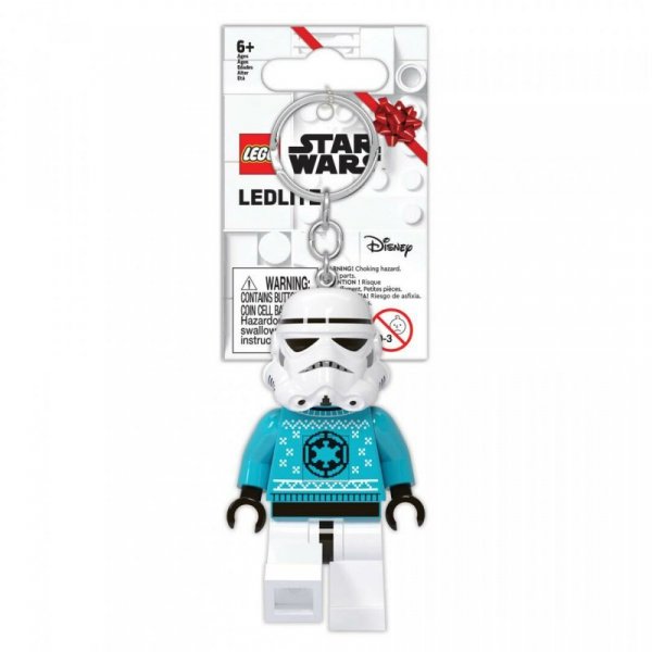 Świąteczny brelok do kluczy z latarką LEGO Star Wars Stormtrooper LGL-KE174