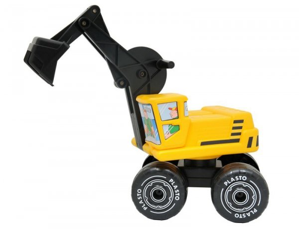 PLASTO Jeździk Koparka 76cm PLA1108