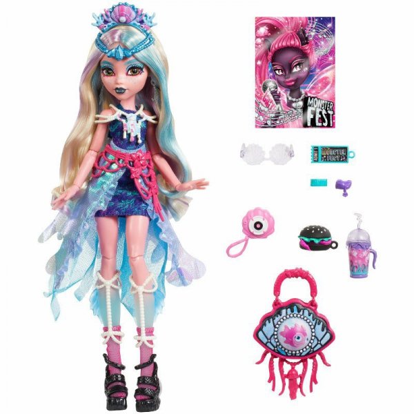 Monster High Monster Fest Lalka Lagoona Blue HXH82 MATTEL