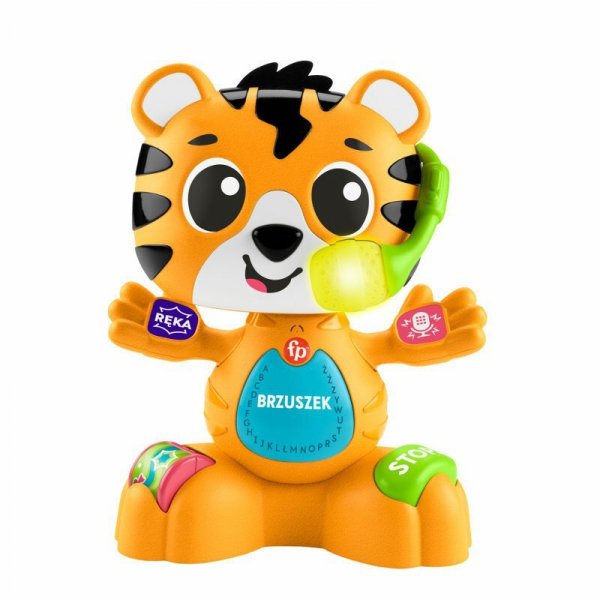PROMO Fisher-Price Link Squad Tygrysek Taniec i nauka HYL33 MATTEL