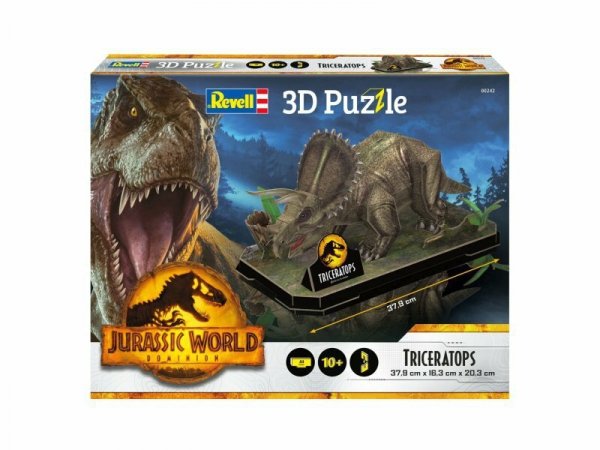 PROMO Puzzle 3D 44el Jurassic World Triceratops 00242 Revell