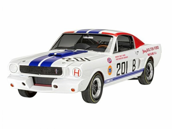 PROMO Samochód do składania 1:24 07716 SHELBY GT 350 R &#039;66 Revell