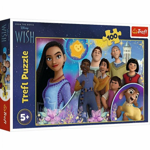Puzzle 100el Wish. Życzenie Disney 16474 Trefl