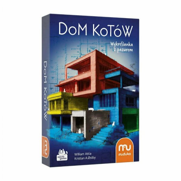 Dom kotów. Wykreślanka z pazurem gra Muduko