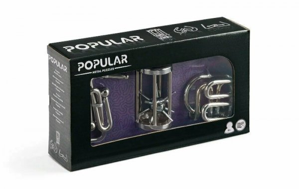 Metalowa układanka, zestaw 3 szt. 92208 Popular