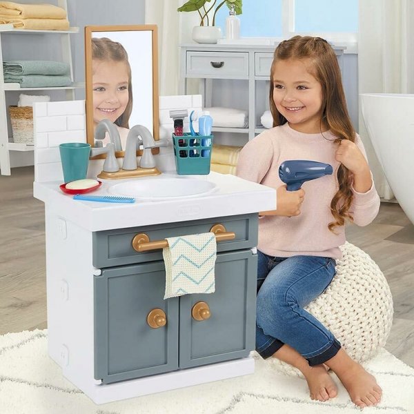 Little tikes Pierwsza umywalka z kranem i akcesoriami 657771
