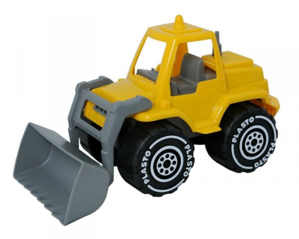 PLASTO Ładowacz czołowy 23 cm w pudełku, kolor żółty PLA1623