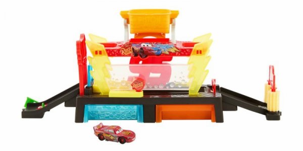 Cars Myjnia samochodowa Zmiana koloru Zestaw Zygzak McQueen JBM70 MATTEL