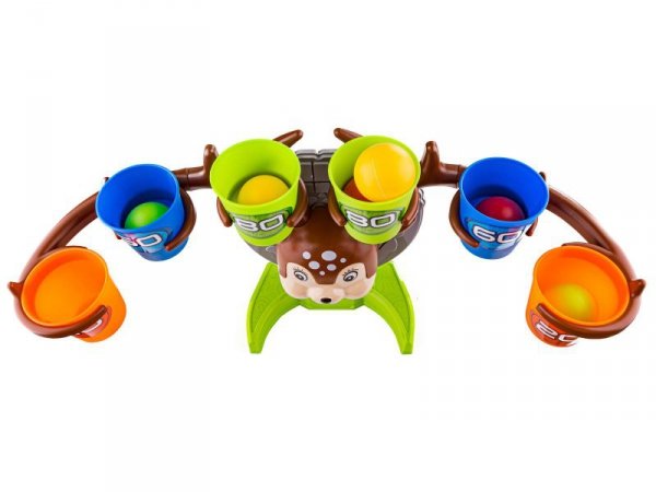 Gra Zręcznościowa Rzucanie Piłeczką Piłką Do Kosza Do Celu, Jelonek + Akcesoria,  Deer Bounce Game