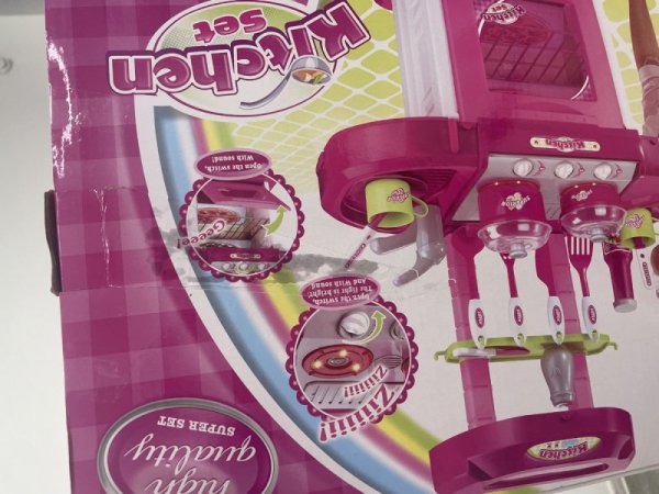 Różowa Kuchnia Z Piekarnikiem, Światło, Dźwięki, Akcesoria Przecena 1