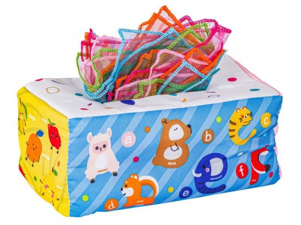 Zabawki Sensoryczne Miękkie klocki 6w1, Gryzak, Sensoryczna Wieża Karty Dla Dzieci Przecena 1