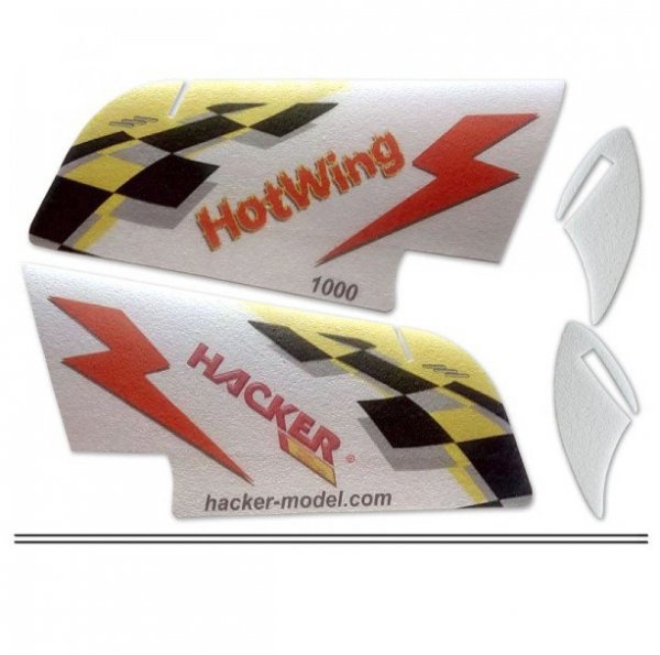 Hotwing Mini 500 ARF Red - Latające skrzydło Hacker Model - Hacker