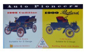 Model plastikowy - Pionierzy motoryzacji Auto Pioneers - 1903 Cadillac / 1900 Packard - Glencoe Models (2szt) - Glencoe Models