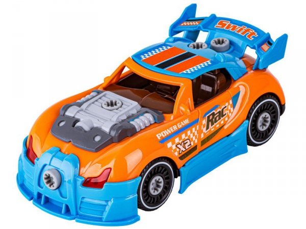 Sportowy, Terenowy Samochód do rozkręcania i skręcania 3w1 TUNING + Wkrętarka, Monster Truck