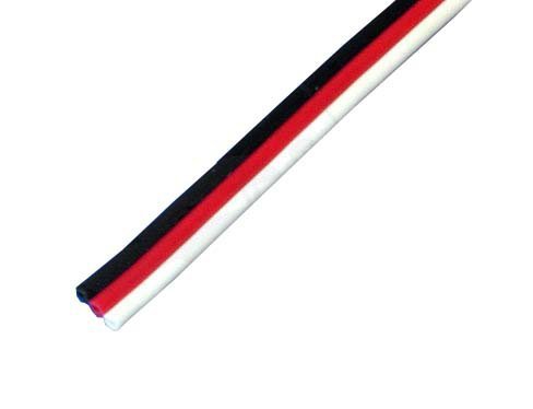Przewód serwa trójżyłowy 3 x 0,33 mm/1 mb płaski (FUTABA) - MSP