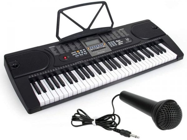 Keyboard Organy 61 Klawiszy Zasilacz Mikrofon MK-2106 Przecena 2 - Meike