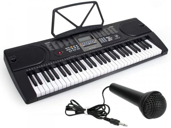 Keyboard Organy 61 Klawiszy Zasilacz Mikrofon MK-2106 Przecena 5 - Meike