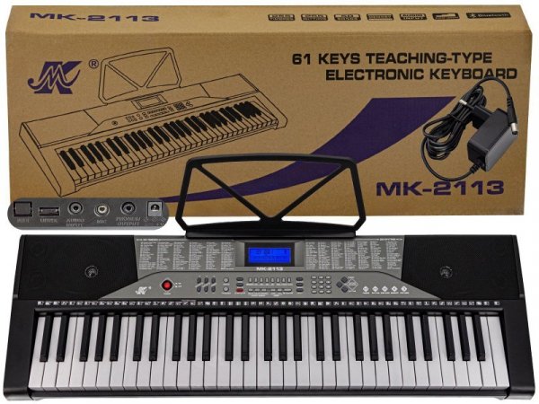 Keyboard MK-2113 Organy, 61 Klawiszy, Zasilacz Przecena 3 - Meike