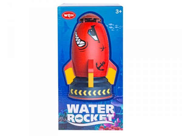 RAKIETA WODNA Wyrzutnia rakiety wodnej, Water Rocket, Zraszacz, CZERWONY REKIN Przecena 1