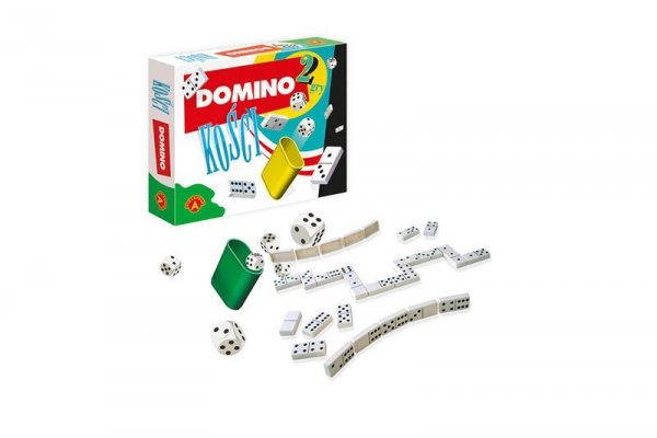 ALEXANDER 2 gry Domino + Kości 13856