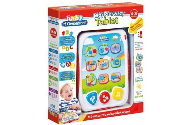 CLEMENTONI - ZABAWKI CLE BABY mój pierwszy tablet 60956