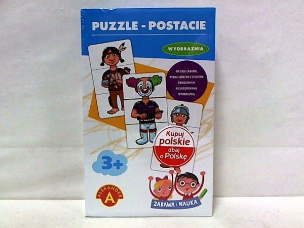 ALEXANDER Puzzle postacie - zabawa i nauka 18394