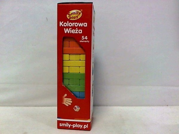 ANEK - SMILY PLAY Kolorowa wieża drewno SmilyPlay AC7633 20497