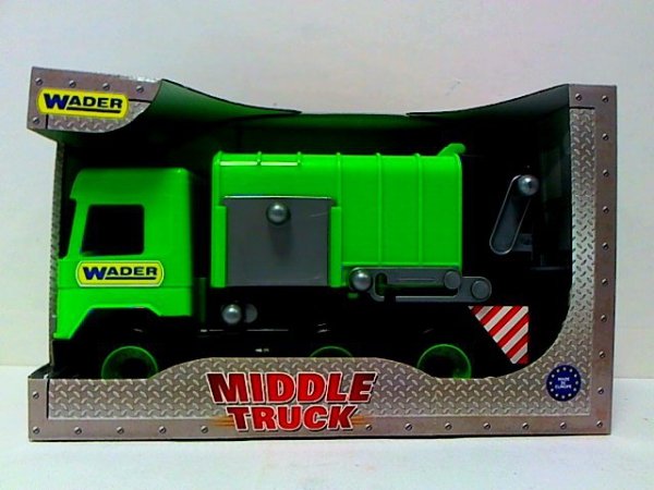 WADER WADER Middle Truck śmieciarka zielona 32103 21038