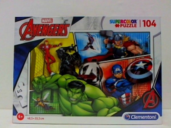 CLEMENTONI CLE puzzle 104 SuperKolor The Avengers 27284